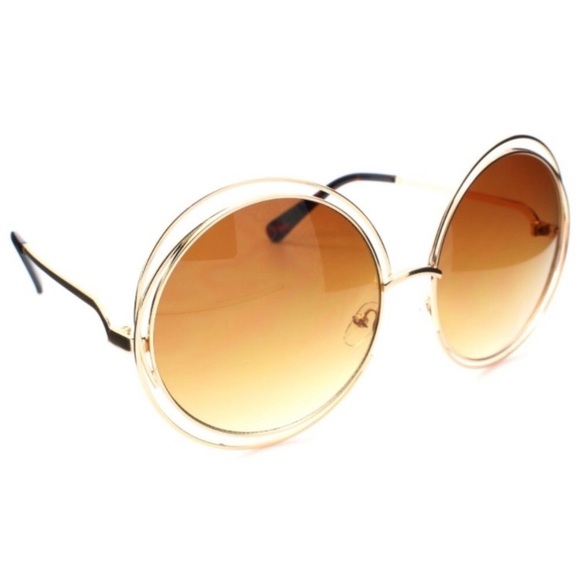 ✨FARRAH RETRO 70’s hipster OVERSIZED SHADES - Picture 5 of 8